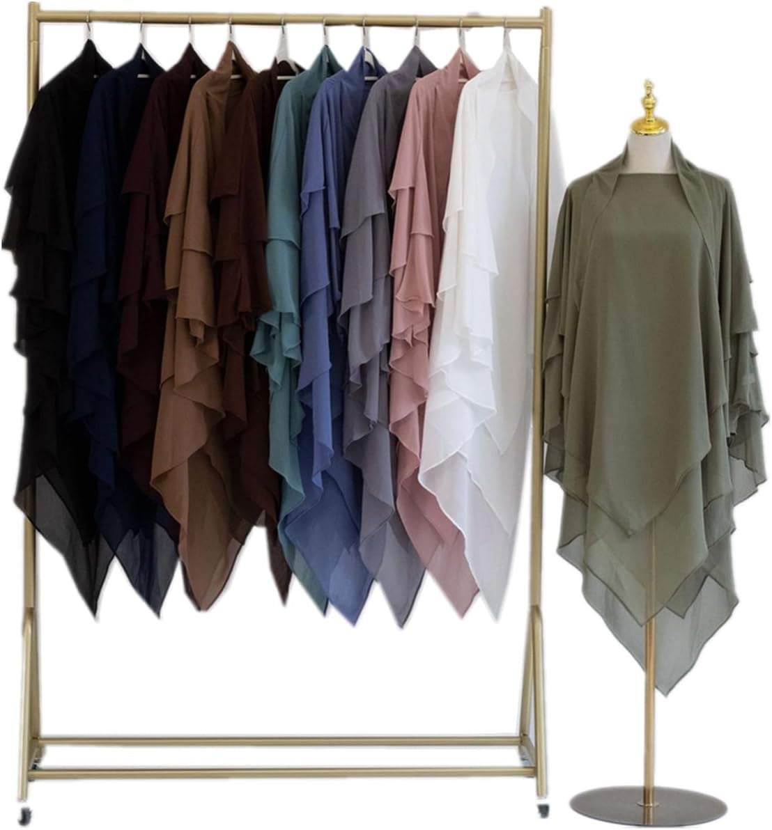 Women Muslim Chiffon Scarf Lightweight Breathable Abaya Jilbab Ramadan Eid Sun-Proof Shawls Wrap Hijab