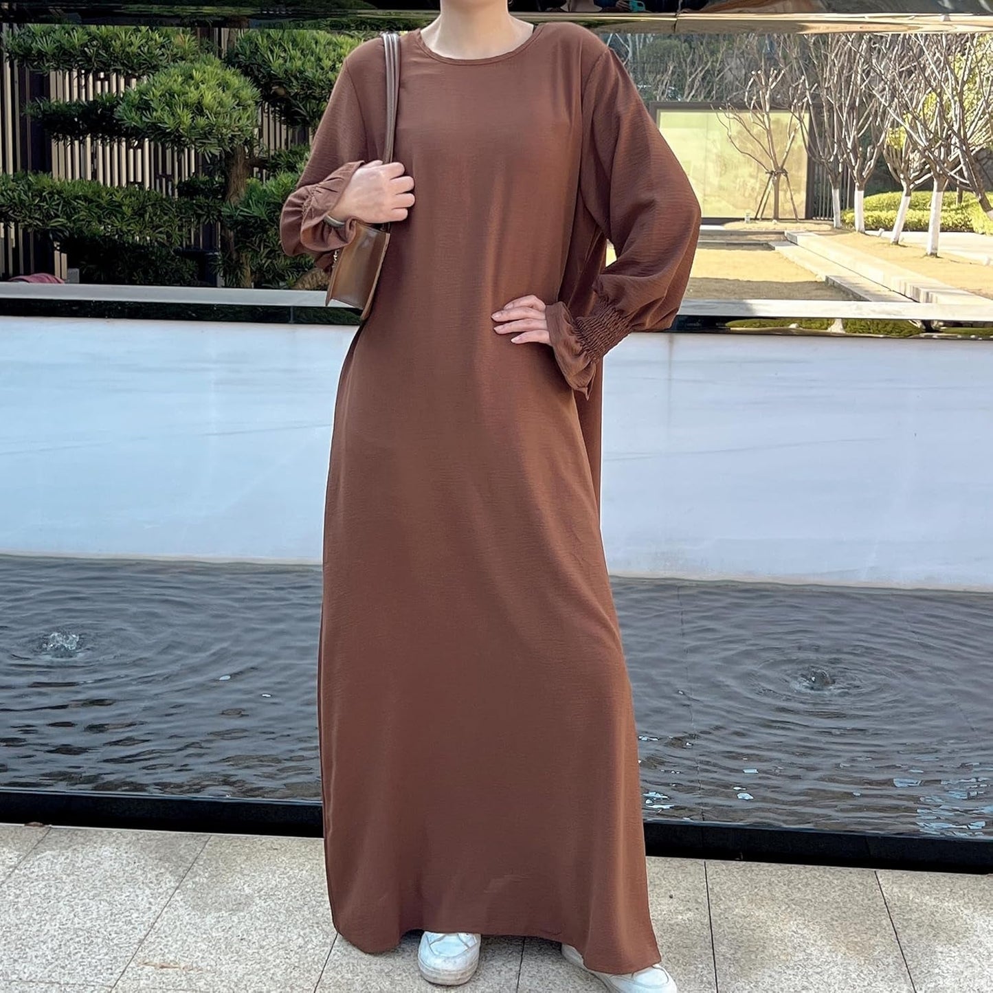 Women Prayer Dress Muslim Ramadan Garment Abaya Dubai Islam Jilbeb Long Dress without Hijab