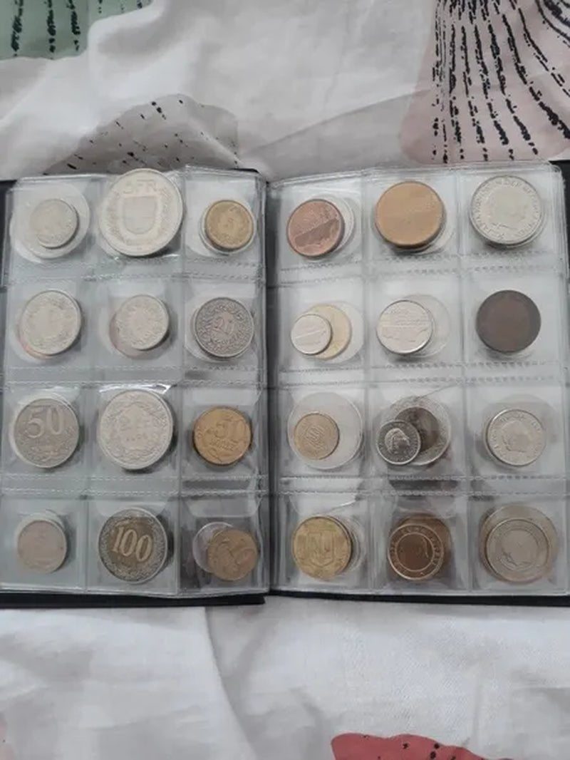 120/240 Pockets Coins Holders Medallions Badges Collecting Collection Storage Money Penny Album Book