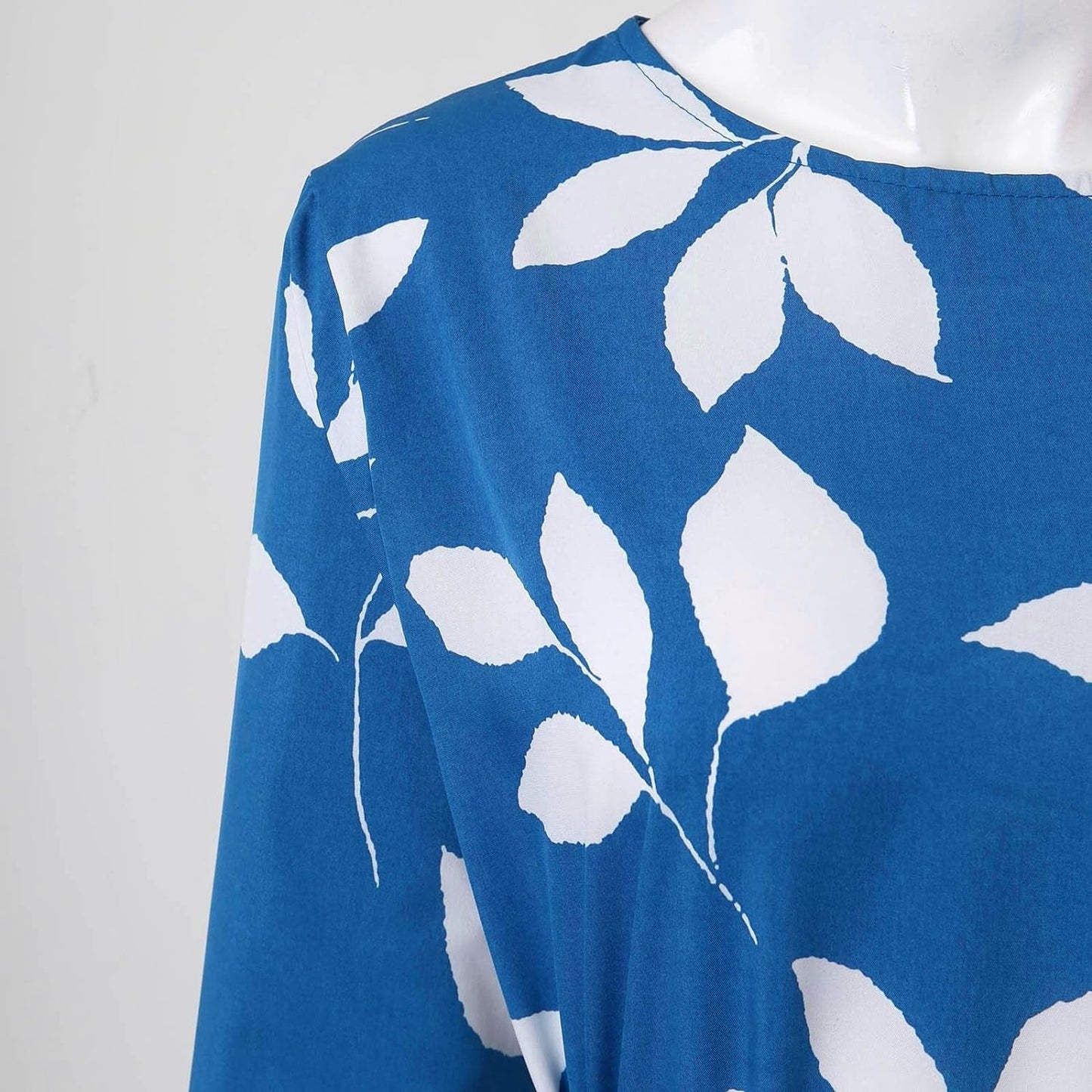 Kaftan Dresses for Women Floral Print Long Robe Ramadan Abaya Maxi Dress Long Sleeve Muslim Dubai Outfits