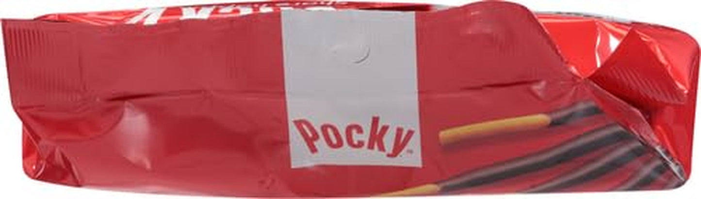 Pocky, Chocolate Cream Covered Biscuit Sticks (9 Individual Bags), 4.13 Oz