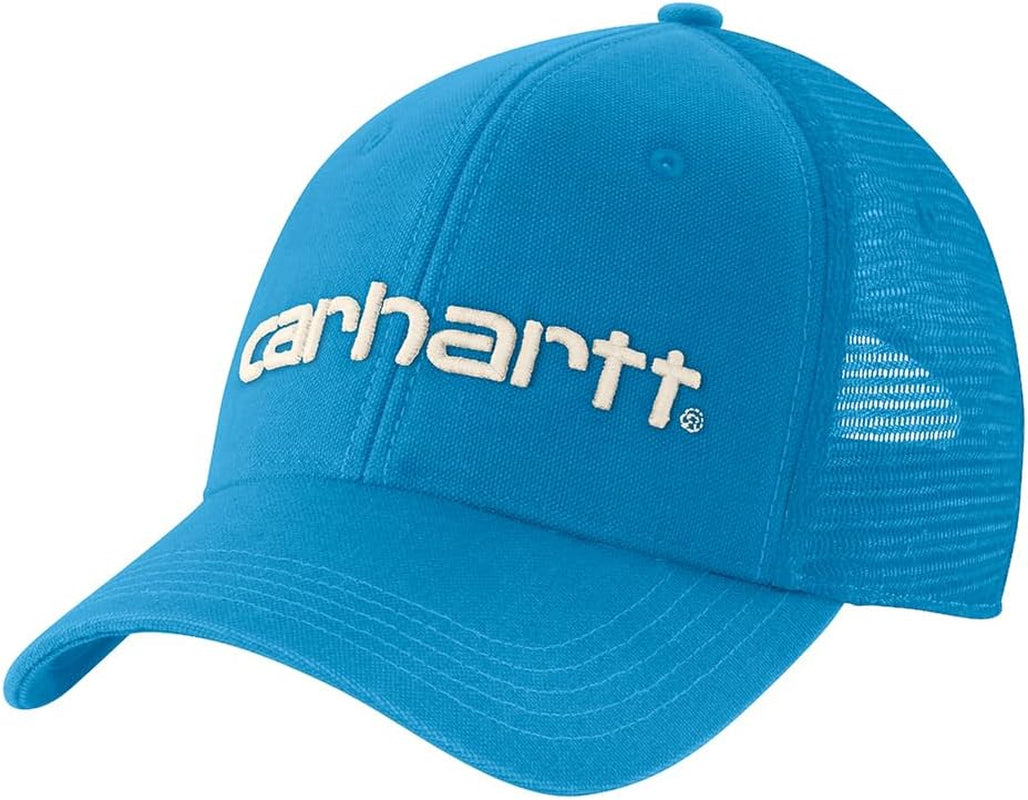 Men'S Canvas Mesh-Back Logo Graphic Cap