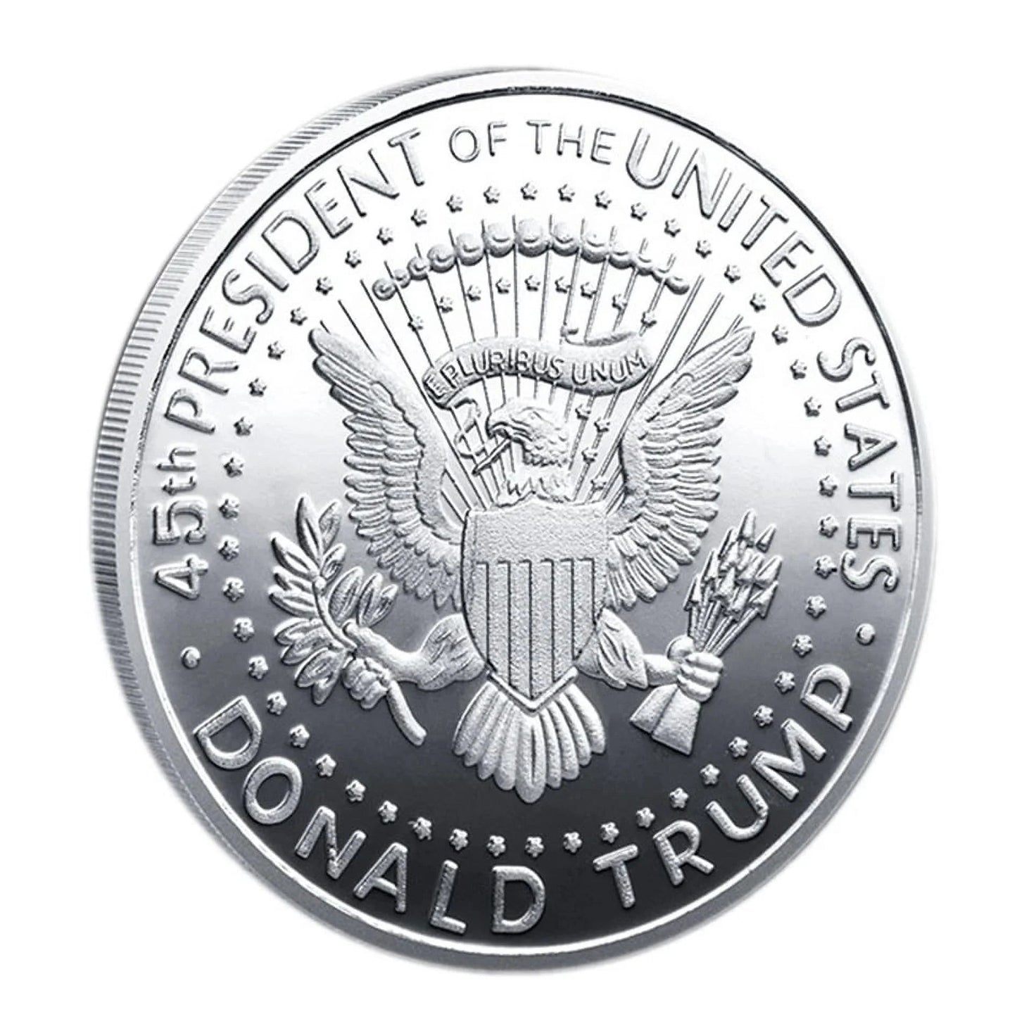 SILVER PLATED Trump 2024 TAKE AMERICA BACK! W/Display Case Masters Coins