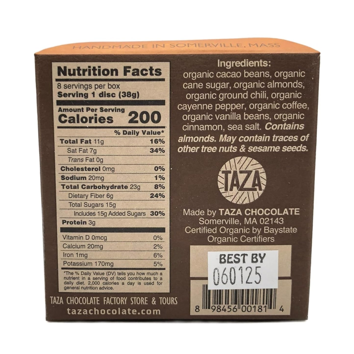 Organic Mexicano Disc Stone Ground, Variety Pack, 1.35 Ounce (8 Count), Vegan