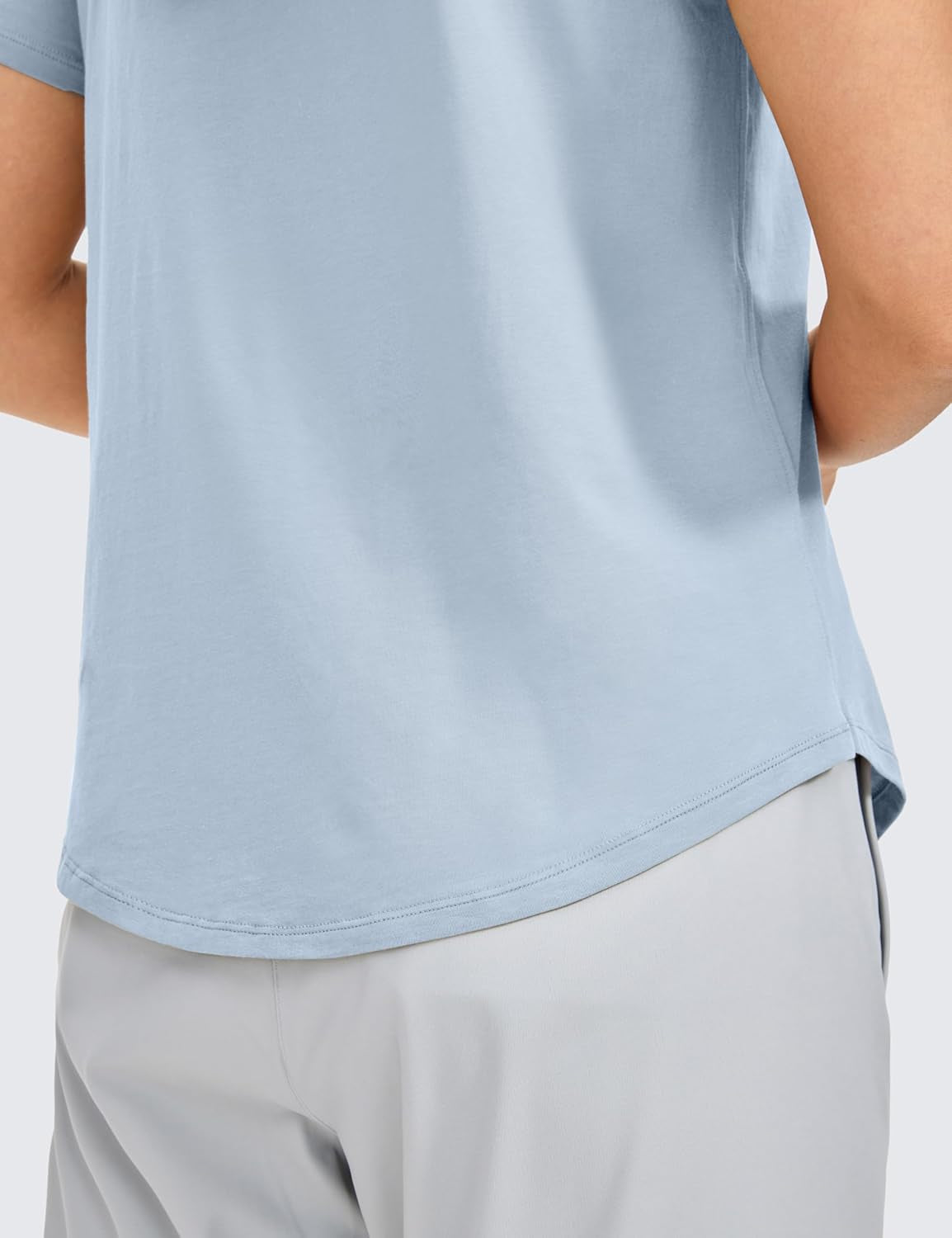 Women'S Pima Cotton Short Sleeve T-Shirt Athletic Top