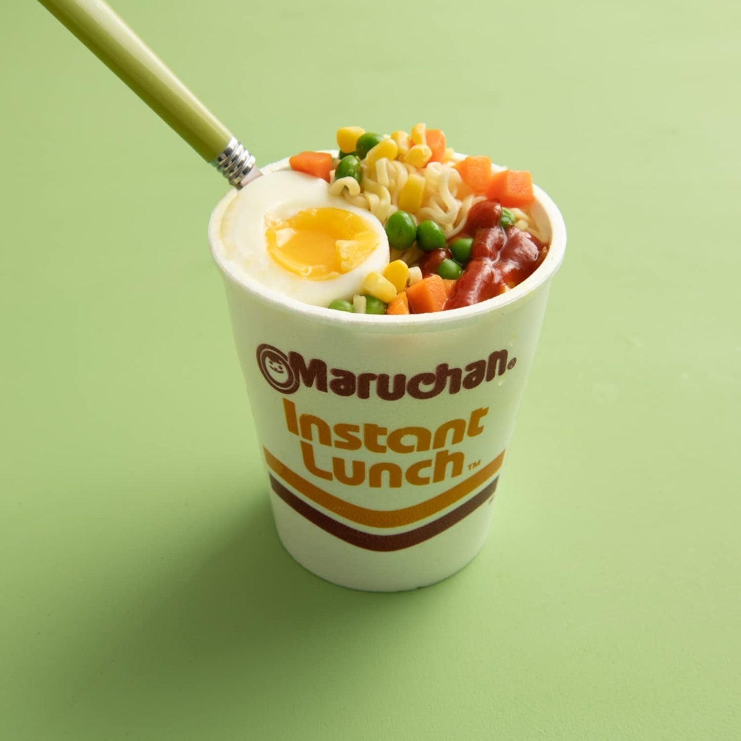 Ramen Instant Lunch Variety, 5 Flavors (Pack of 12) with Chopsticks