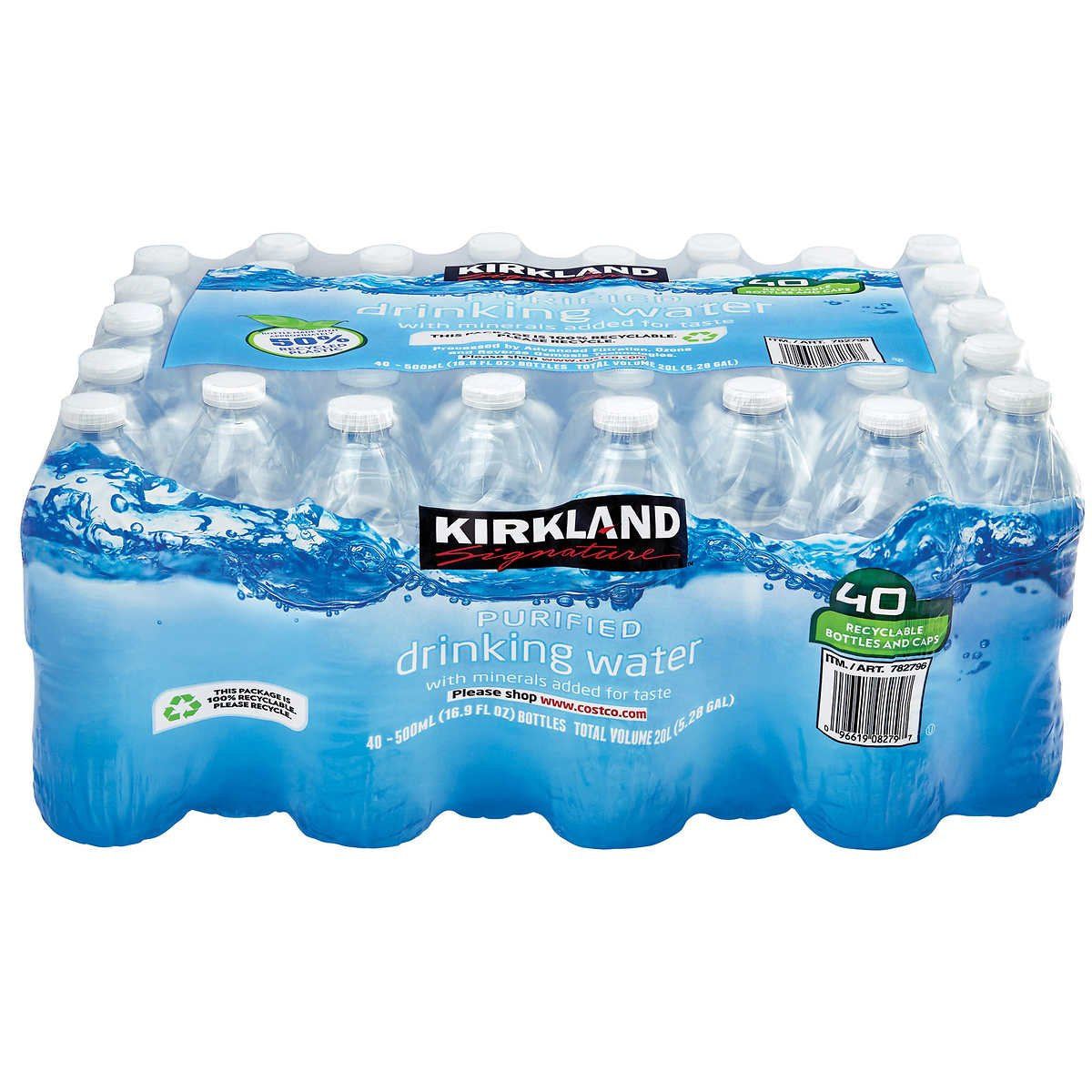Signature Purified Drinking Water, 16.9 Ounce, 40 Count - WORLD TIME VISITS