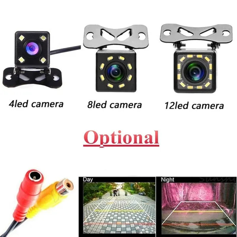 7"Touch Screen 2Din Car Multimedia Player Audio Stereo Support Bluetooth Mirror Link Rear View Camera Built-In Car DVR System with Optional Camera