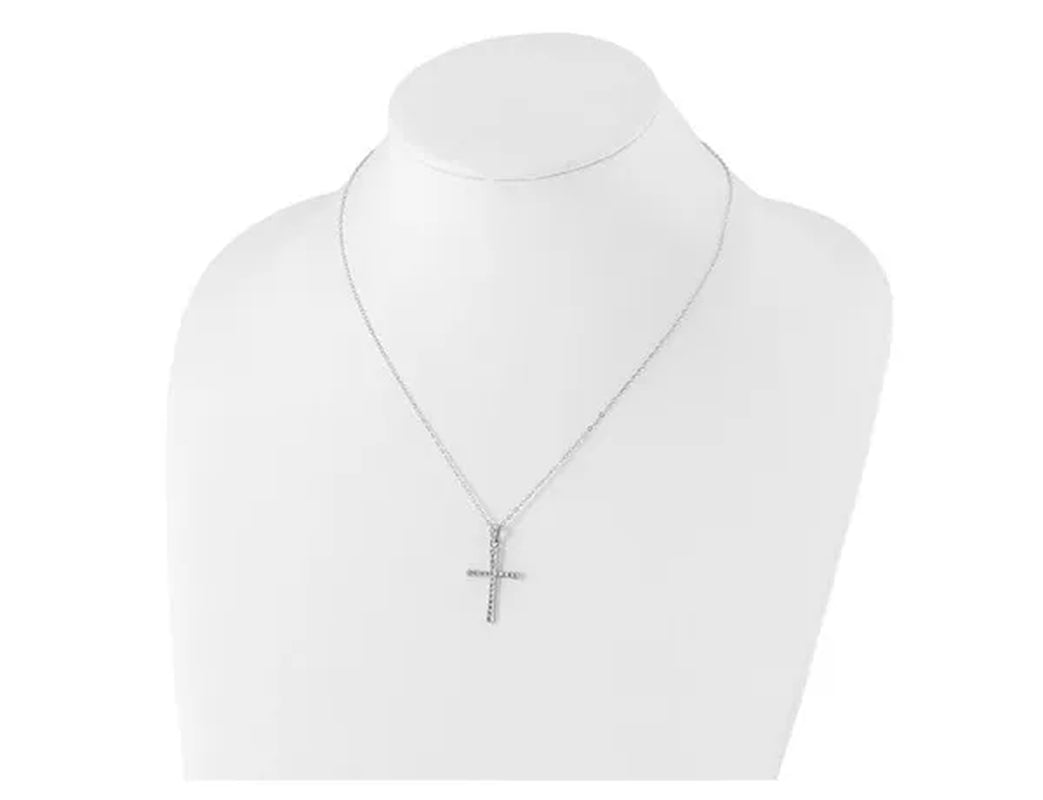 Sterling Silver Cross Pendant Necklace with Chain