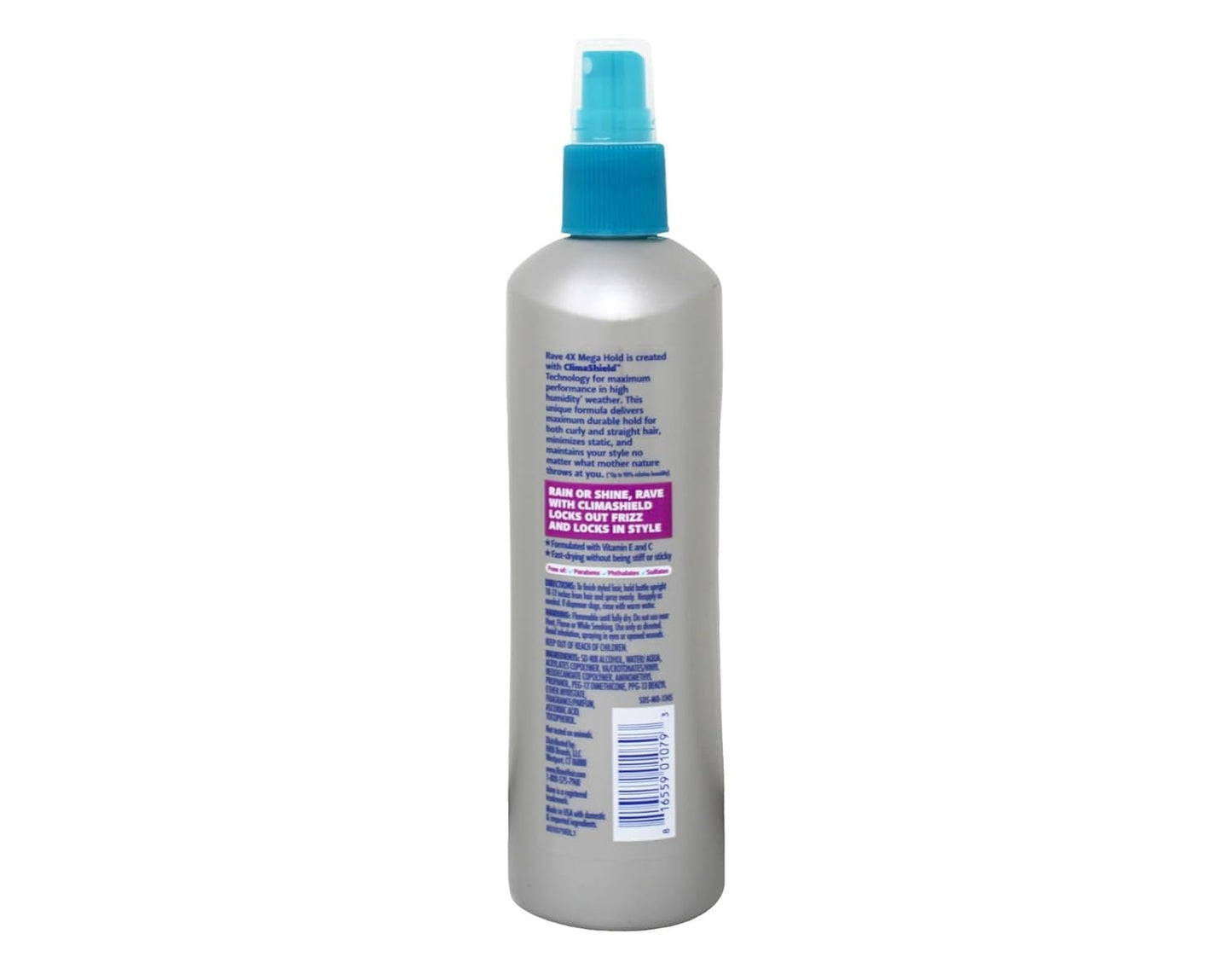 4X Mega Hairspray with Clima Shield, Unscented 11 Oz (Pack of 3)