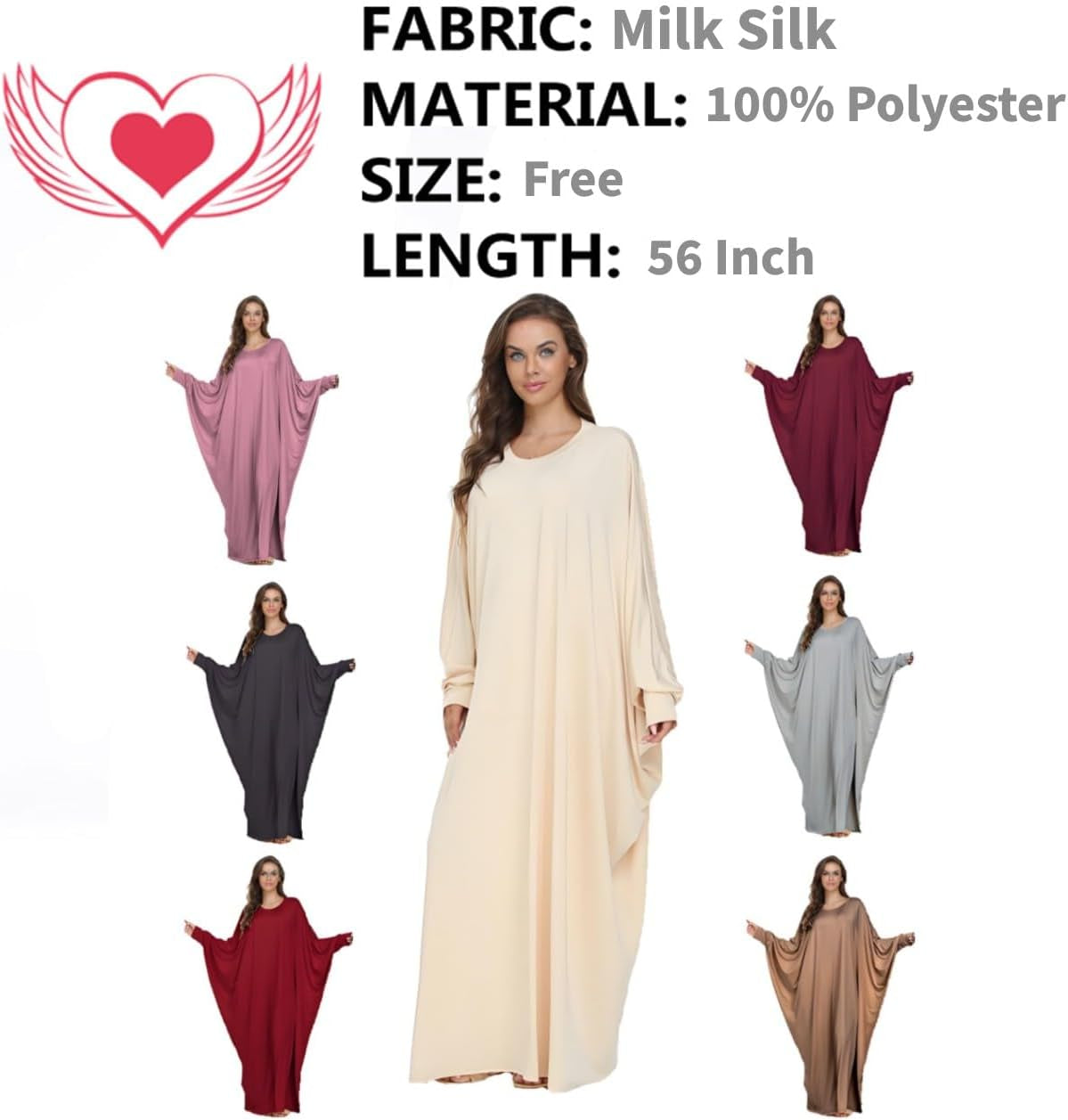 Women Soft Muslim Prayer Dress Abaya Islamic Ramadan Full of Elasticity Garment Dubai Robe