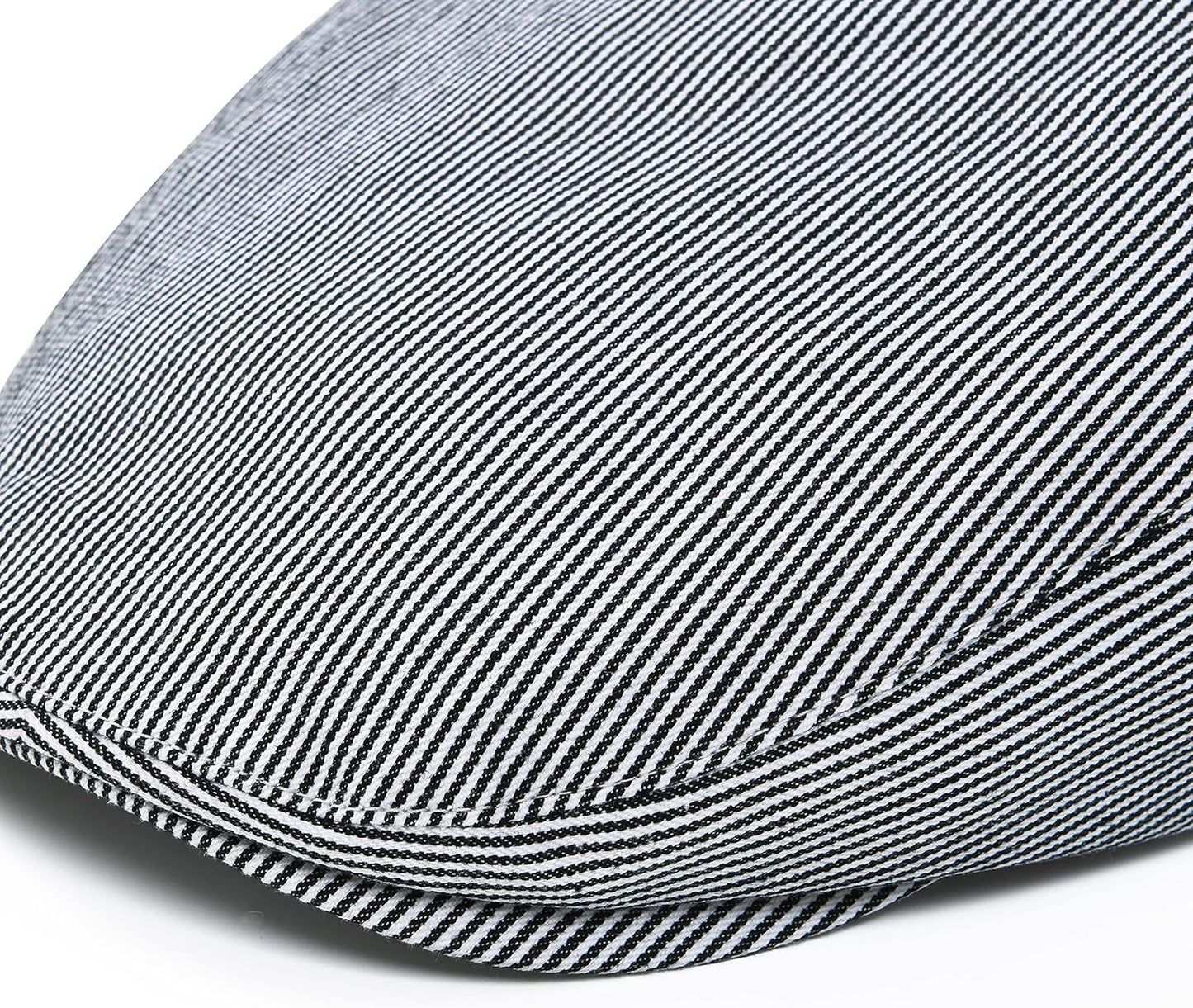 Men'S Cotton Ivy Gatsby Newsboy Hat Summer Driving Scally Cap Thin