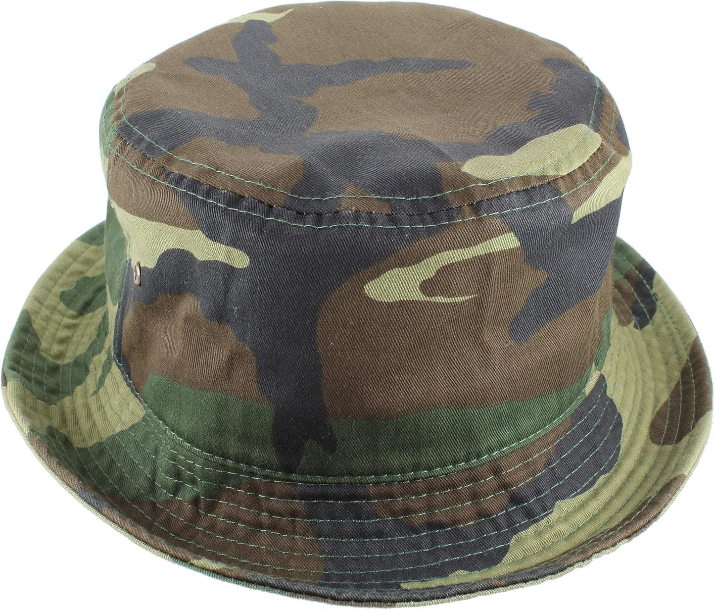 Solid Color 100% Cotton Bucket Hat for Women and Men Packable Travel Summer Beach Hat