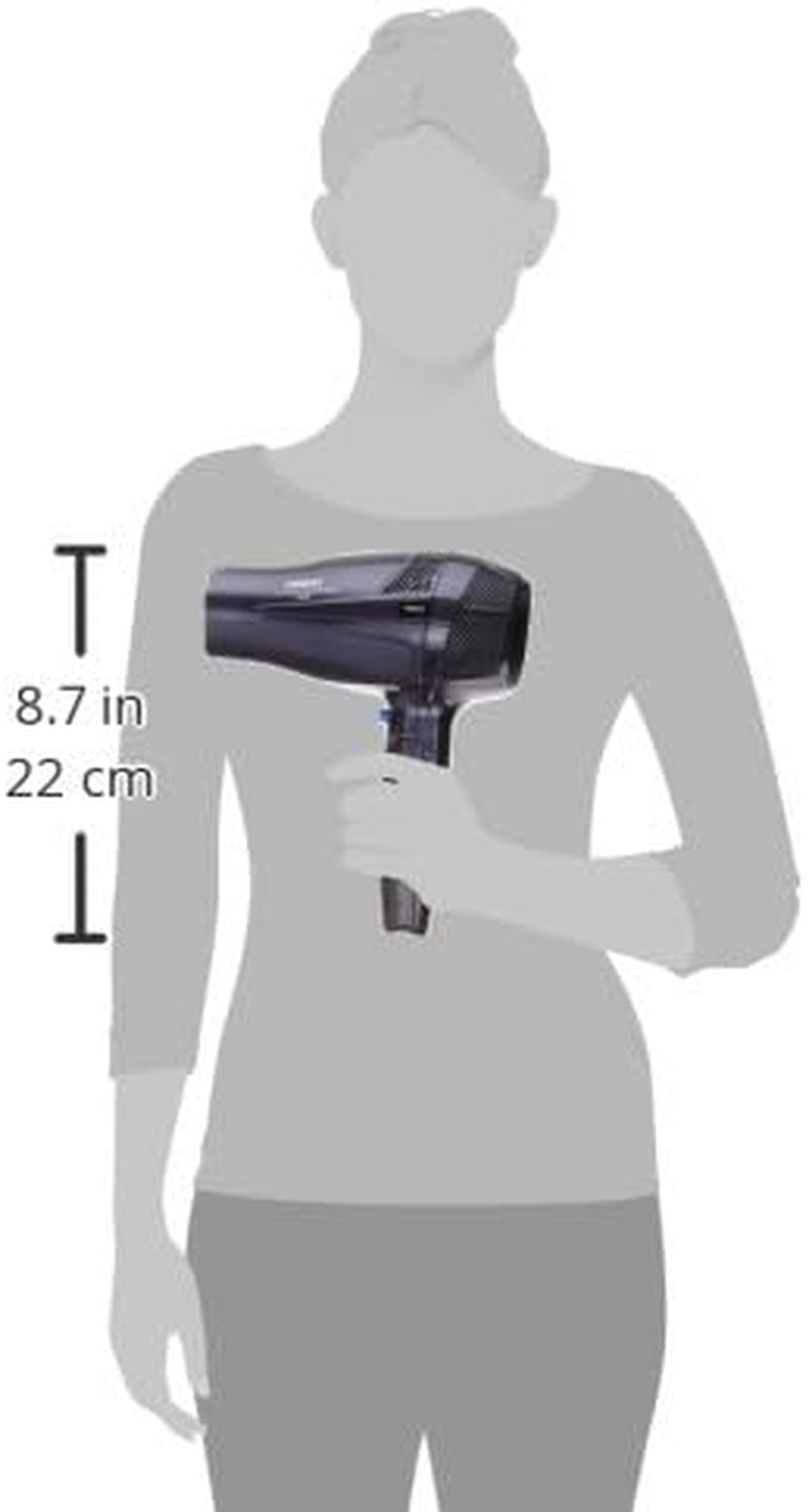 Hair Dryer with Folding Handle and Retractable Cord, 1875W Travel Hair Dryer, Blow Dryer