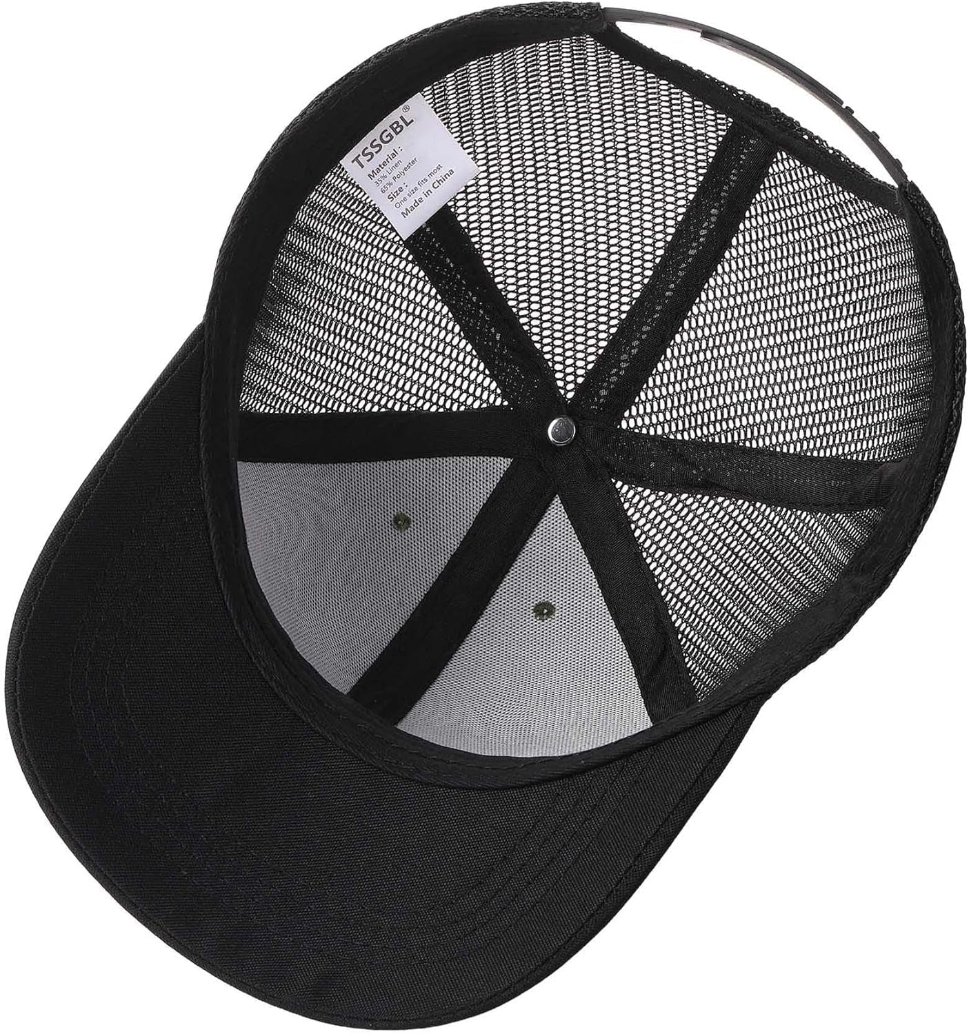 2 Pack Snapback Trucker Baseball Hats Mesh Back Adjustable Blank Ball Caps for Men Women