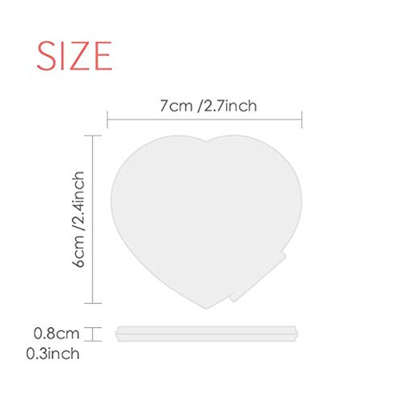 Russia Dolls Flower Poster Russian Matryoshka Mirror Travel Magnification Portable Handheld Pocket Makeup