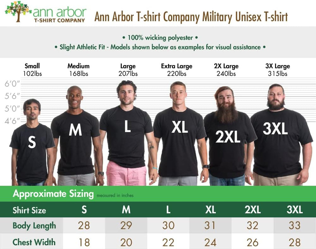 Army Wicking PT Style Shirt | U.S. Military Performance Training Infantry Workout T-Shirt