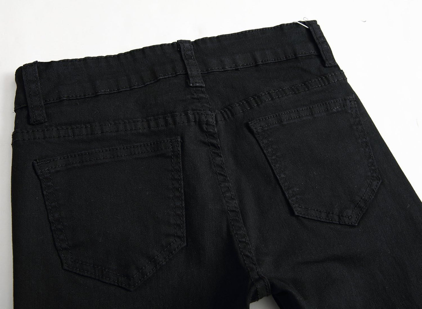 Boy'S Skinny Fit Ripped Destroyed Distressed Stretch Slim Jeans Pants