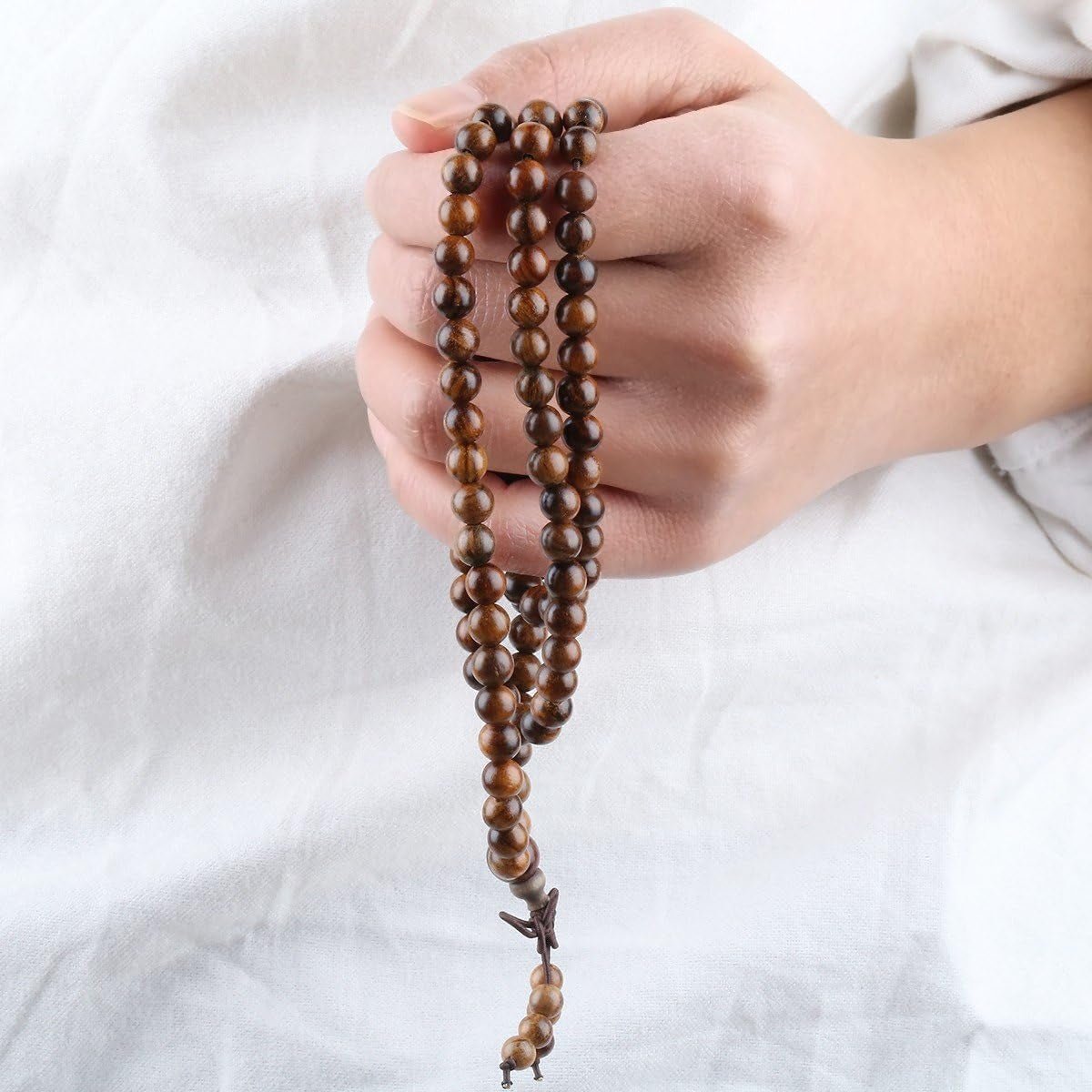 6Mm 108 Tibetan Buddhist Mala Bracelet Natural Beaded Prayer Bead for Women Men