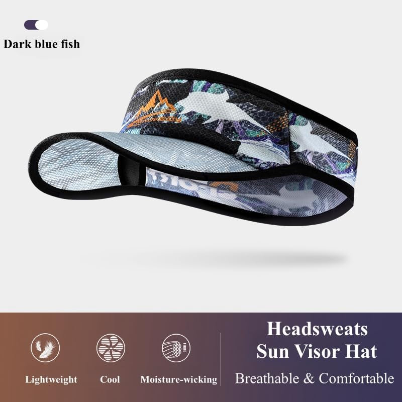 Sport Sun Visor Hats for Men Women Headsweats Sunvisor Cap for Men Women Sun Visors for Running, Golf, Tennis, Softball