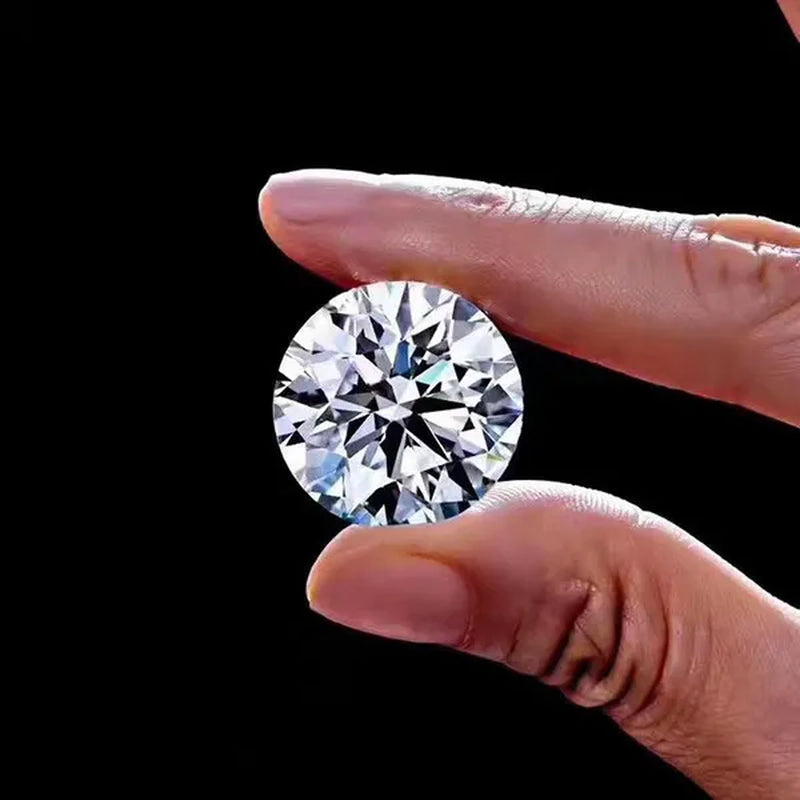 Natural Moissanite D Color Round Shape VVS1 Excellent Clarity Natual Moissanite with GRA Certificate Report and Card 1.0 Carat/ 2.0 Carat /3.0 Carat/4.0 Carat/5.0 Carat