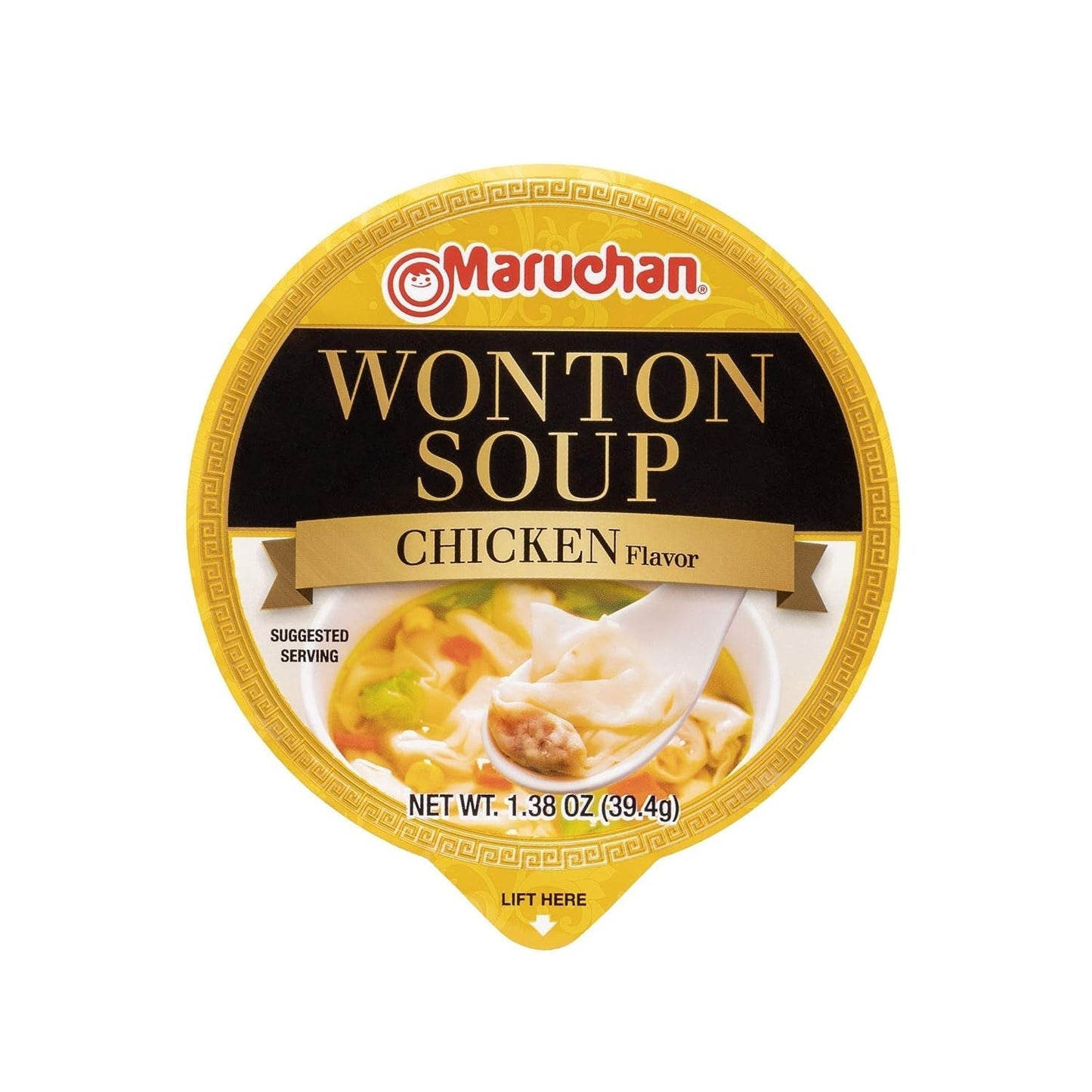 Microwavable Bowl Wonton Chicken Flavor, Pack of 8