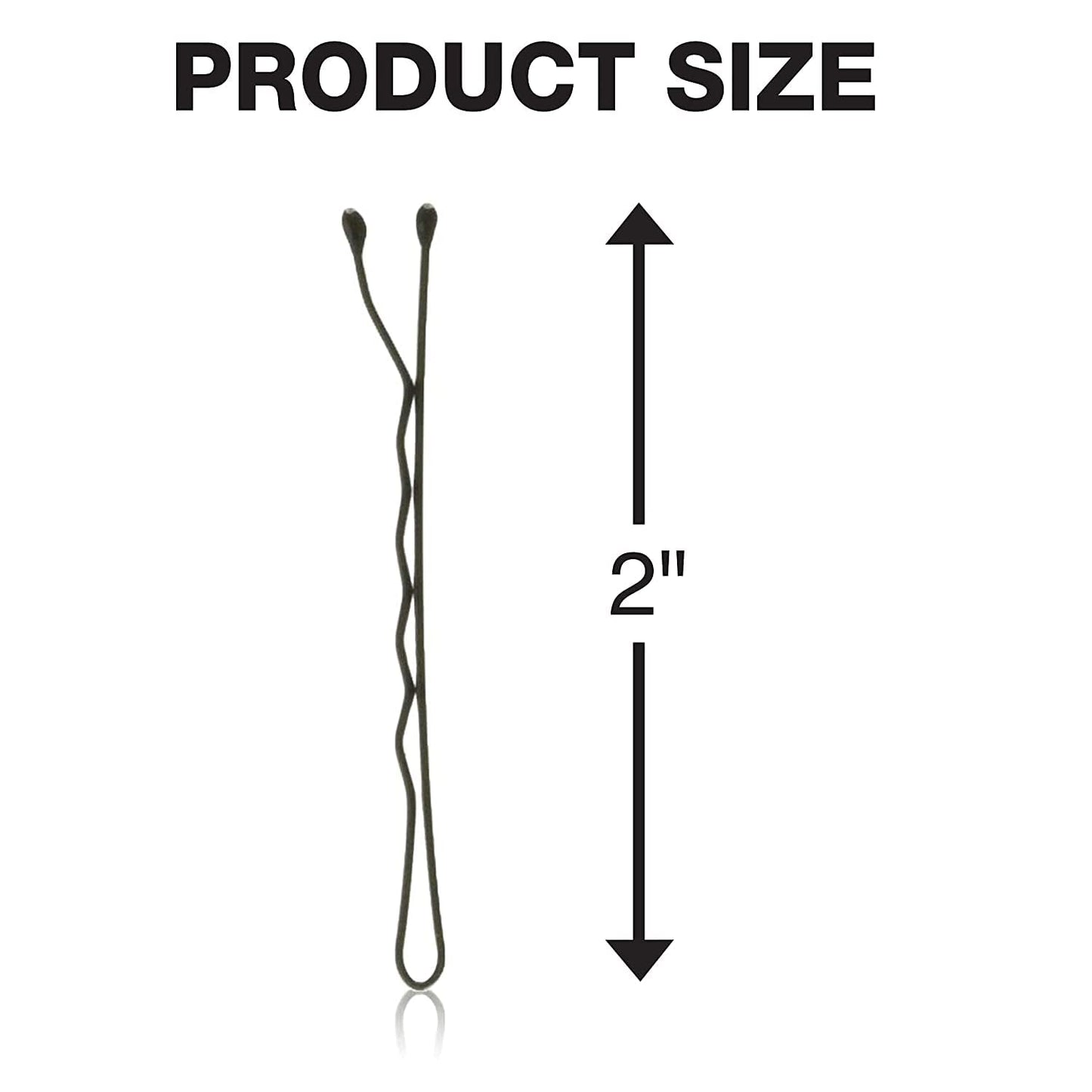 Pin & Match Bobby Pins - Hair Accessories for Women - Bobby Pins Black - Includes Storage Container - 75 Count