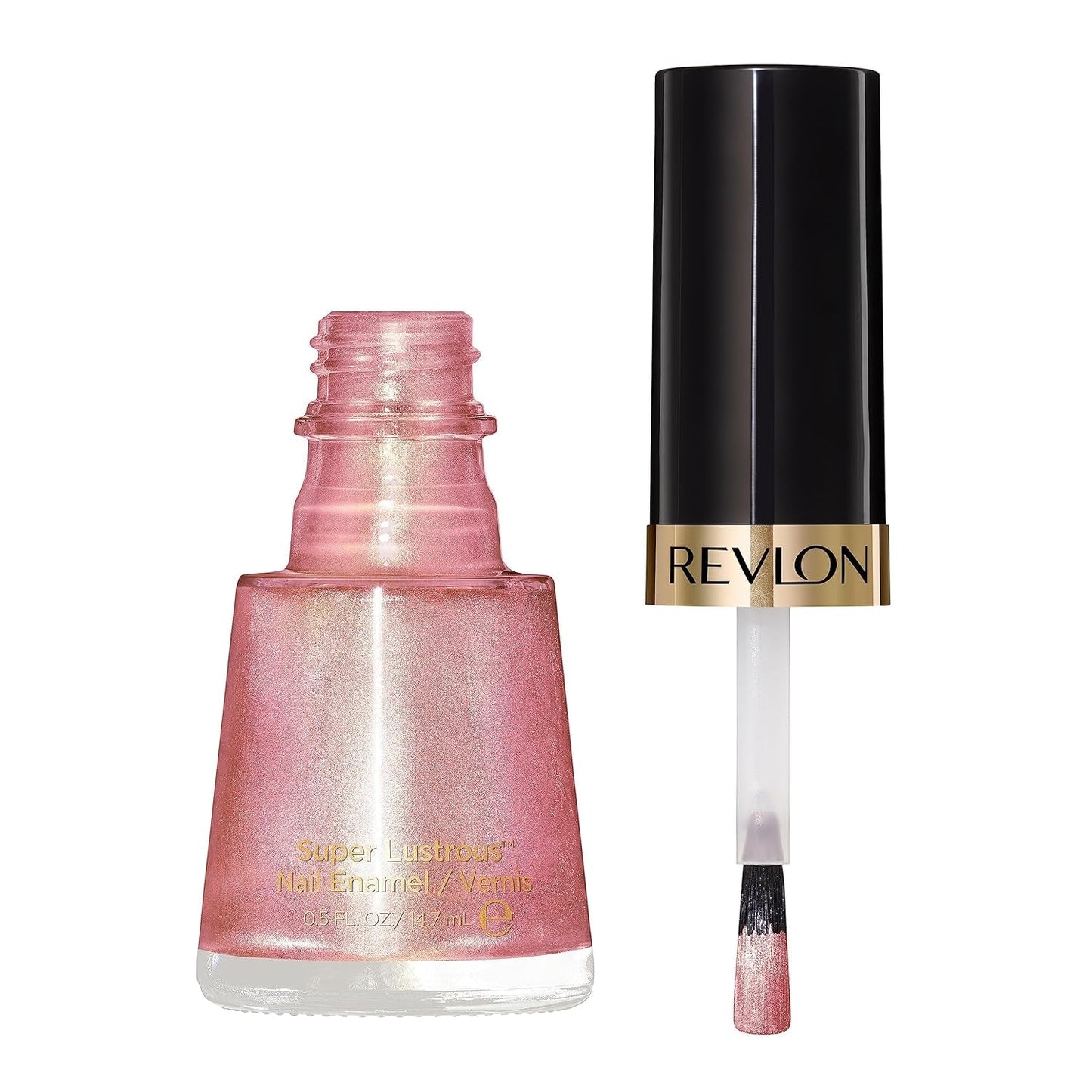 Nail Polish, Super Lustrous Nail Enamel Polish, Chip Resistant & Longwear Formula, High Shine Finish, 125 Blushing, 0.5 Fl Oz.