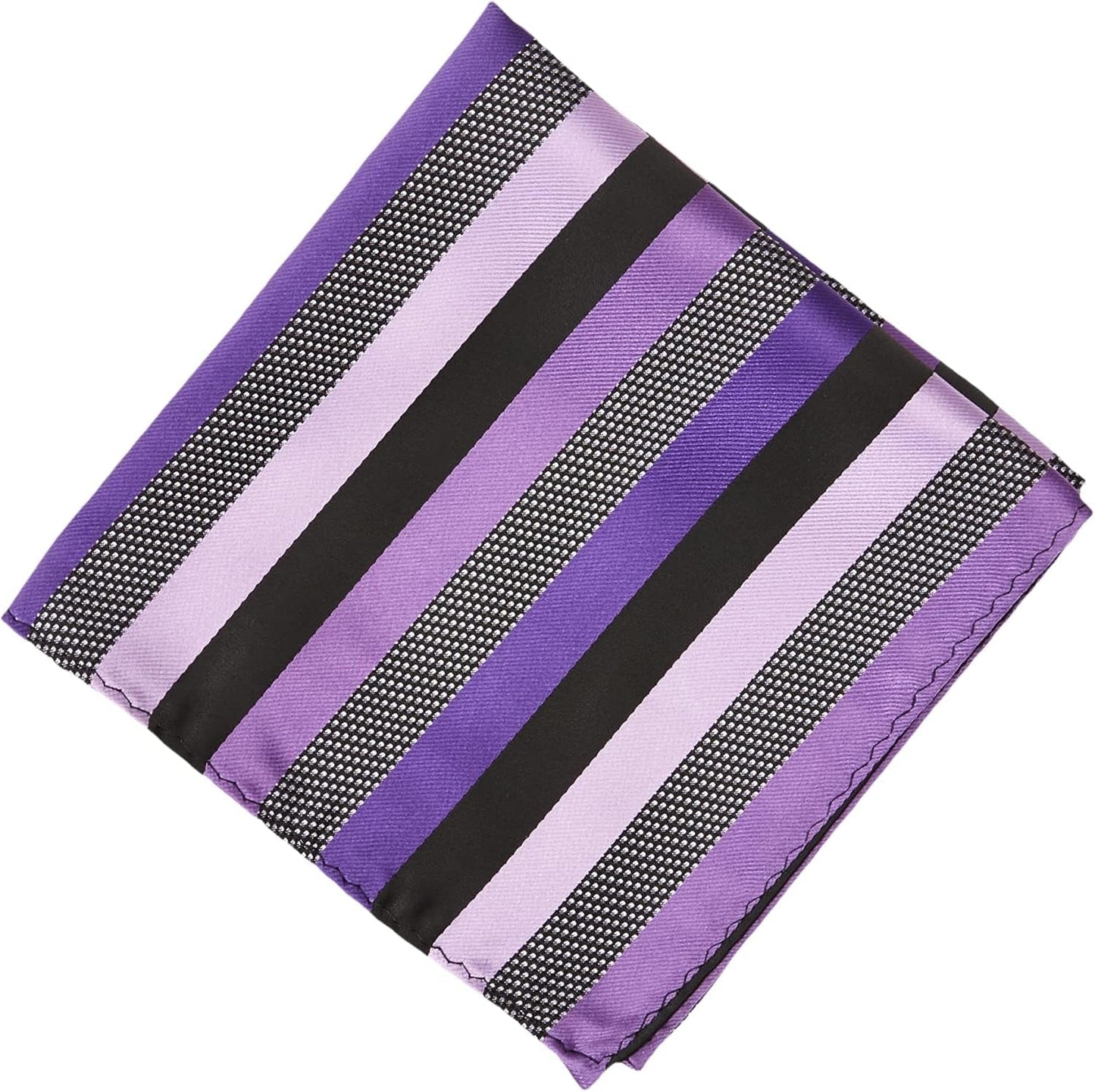 Men'S Microfiber Stripped Tie Set