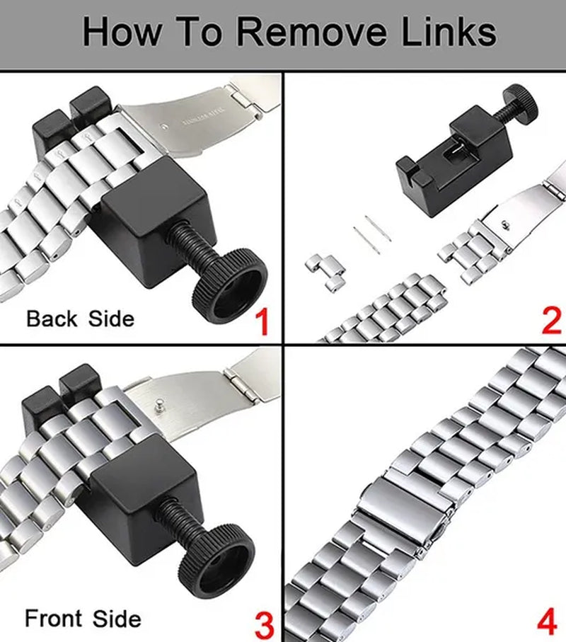 Premium Stainless Steel Watchband for Samsung Galaxy Watch 46mm SM-R800 Sports Band Curved End Strap Wrist Bracelet Silver Black