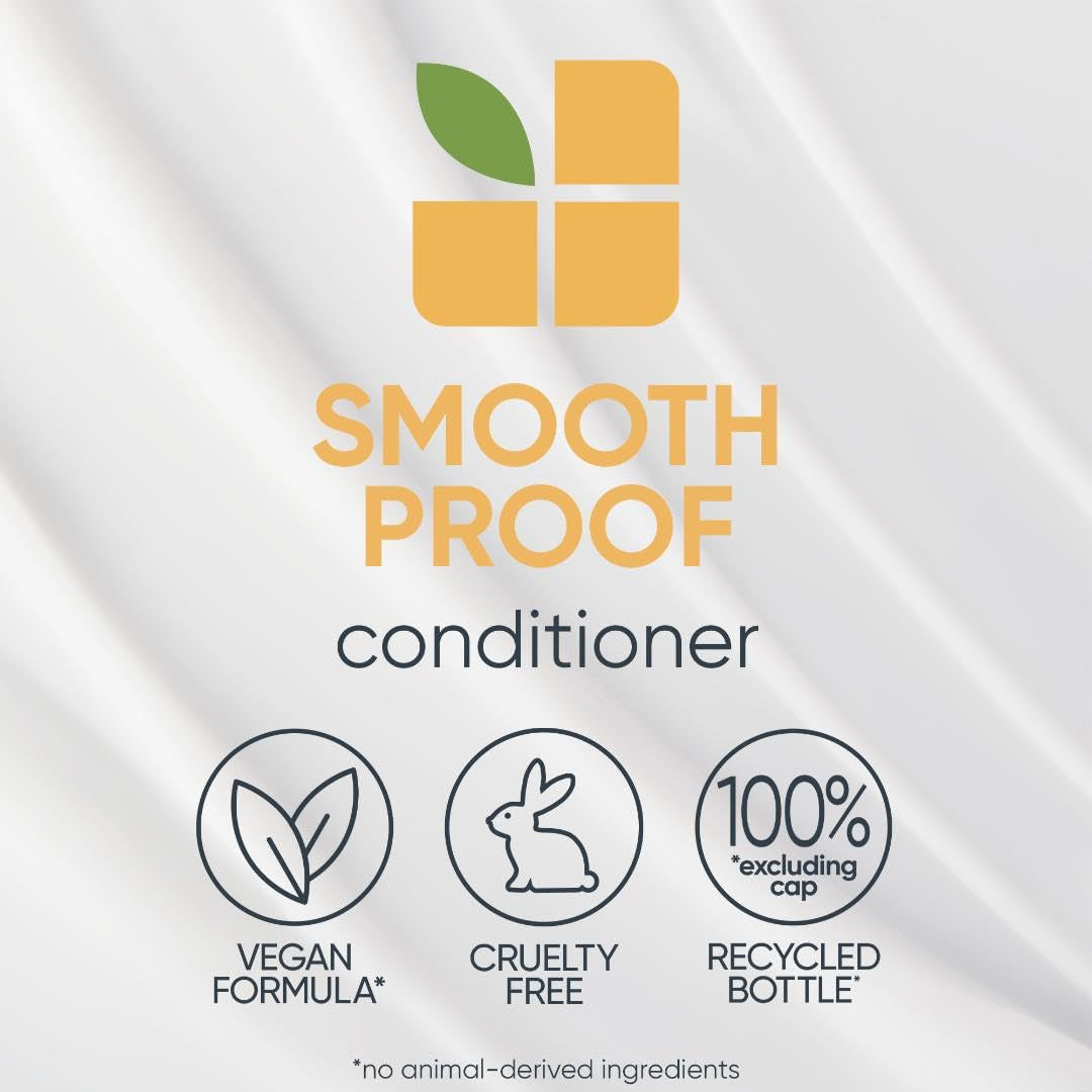 Smooth Proof Conditioner - for Frizzy Hair, Provides Humidity Control & Anti-Frizz Smoothness, Paraben-Free