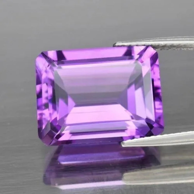 Exquisite UNHEATED 23.58CTS 13X18Mm RECTANGLE CUT PURPLE SAPPHIRE AAAA+ VVS1 COLOR LOOSE GEMSTONE