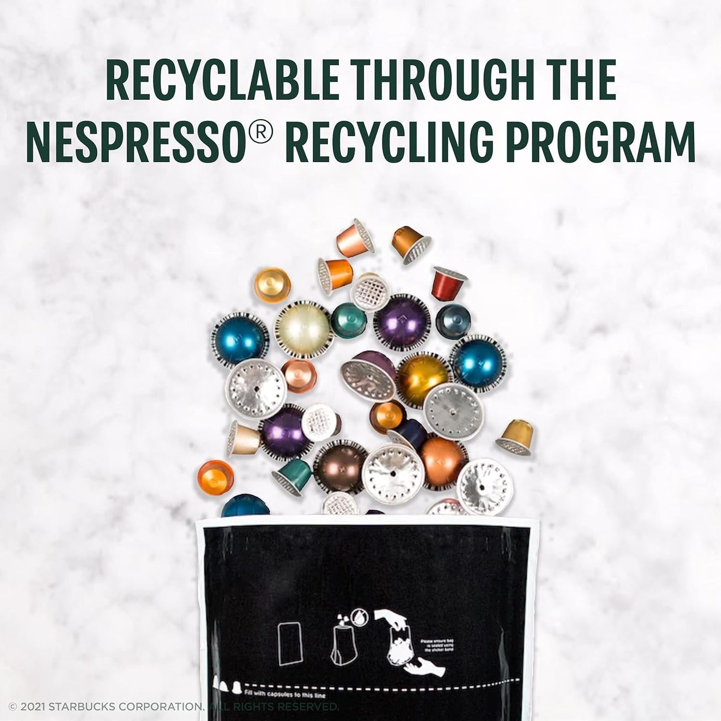 by Nespresso Original Line, Intense Variety Pack, 50-Count Espresso Pods