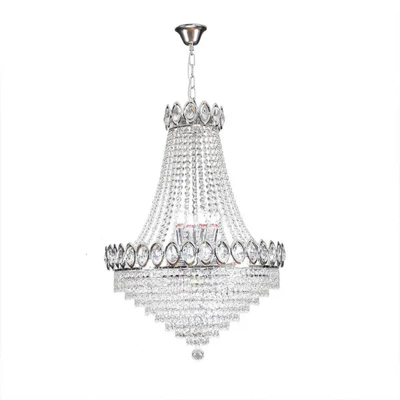 French Empire Crystal Chandelier LED Ceiling Lamp Ceiling Lighting Lamp Palace Villa