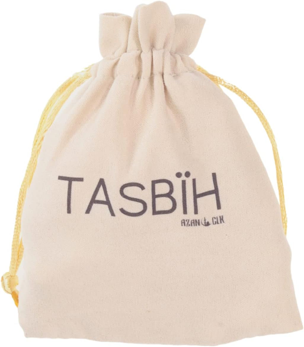 Tasbih Premium Muslim Prayer Beads Made with Natural Stone Beads for Daily Misbaha and Meditation (12Mm (33 Beads), Tiger Eye, Brown)