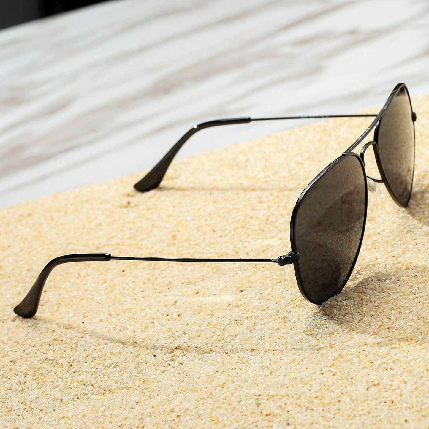 Aviator Sunglasses for Men Women Classic Polarized UV400 Protection