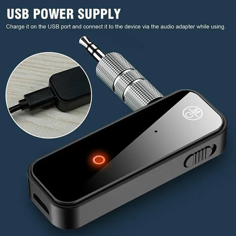 2 in 1 Wireless Bluetooth 5.0 Receiver Transmitter Adapter 3.5Mm Jack for Car Music Audio Aux A2Dp Headphone Reciever Handsfree