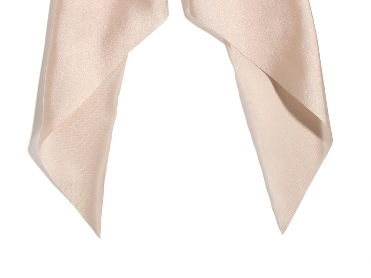 Big Bow Barrettes and Satin Hair Pins with Long Ribbon Tails - Party and Casual Hair Accessories for Women and Girls in Apricot