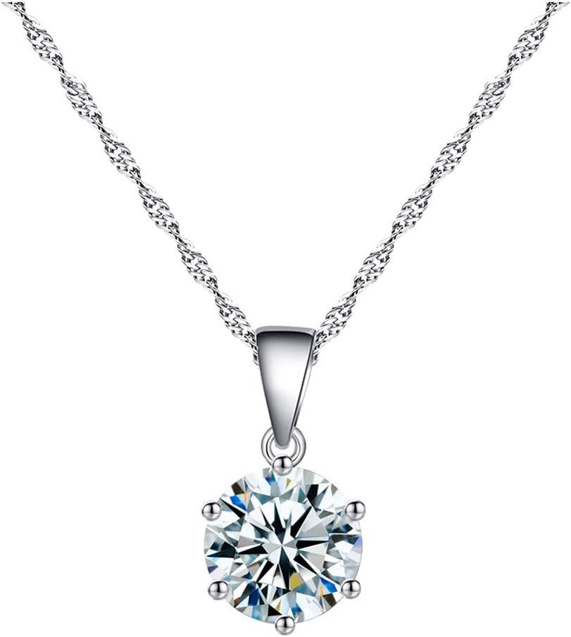 Clearance Deals Fahion Women Charm Bridal Engagement Crystal Rhinestone Snowflake Pendant Necklace Jewelry Gift by (A)