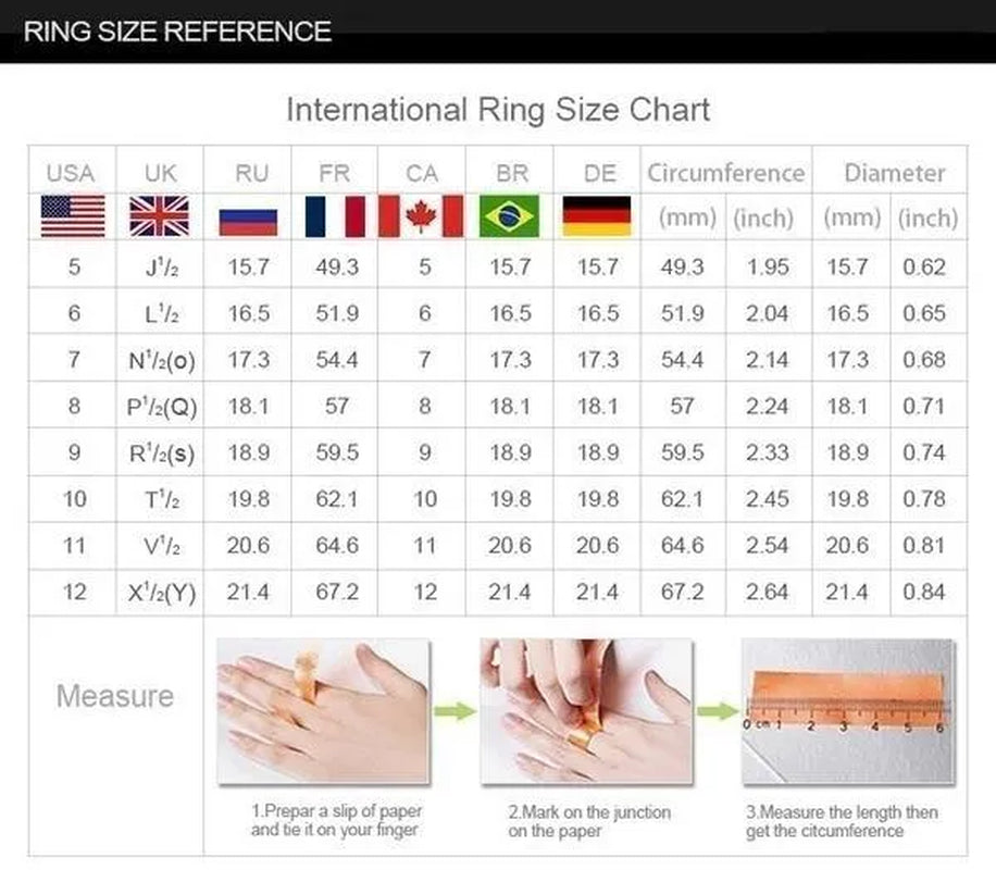 2PCS/Set Amazing Heart Ring Women's Elegant Natural Gemstones White Sapphire Diamond Silver Ring Set Anniversary Gift Engagement Bridal Wedding Rings Jewelry Size 5-10