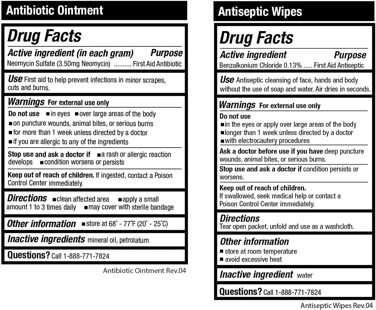 Compact First Aid Kit: Clean, Treat, Protect Minor Cuts, Scrapes. Home, Office, Car, School, Business, Travel, Emergency, Survival, Hunting, Outdoor, Sports . FSA / HSA Eligible.