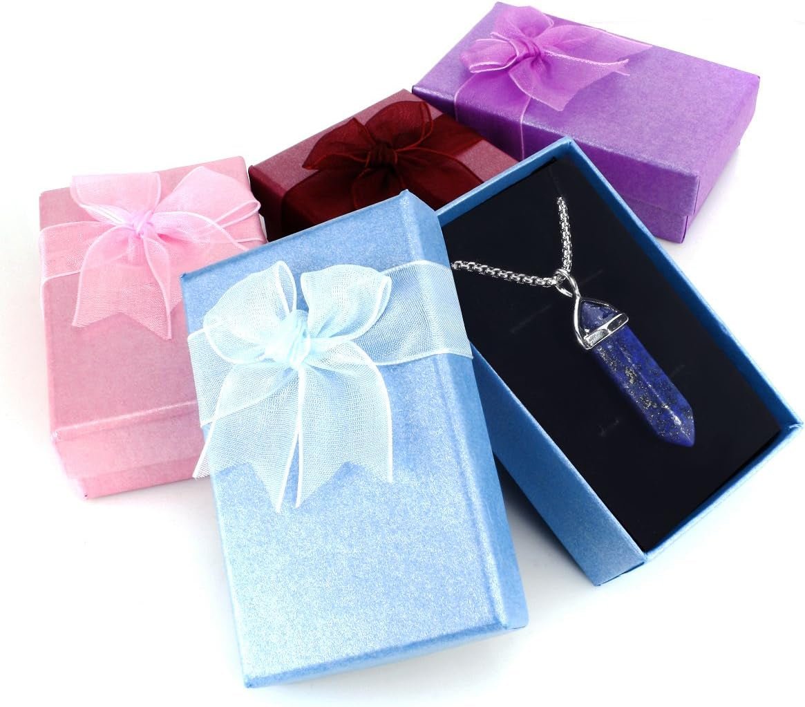 Crystal Necklaces for Women Crystal Pendant Gemstone Necklace for Spiritual Energy Healing Hexagonal Pendant Divination for Men (18 Inches Stainless Chain)