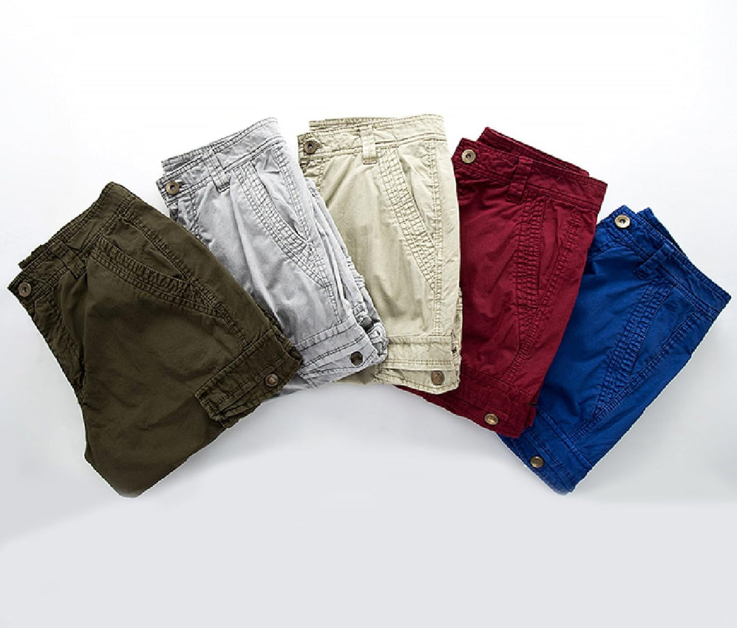 Men'S Camo Cargo Shorts Relaxed Fit Multi-Pocket Outdoor Camouflage Cargo Shorts Cotton