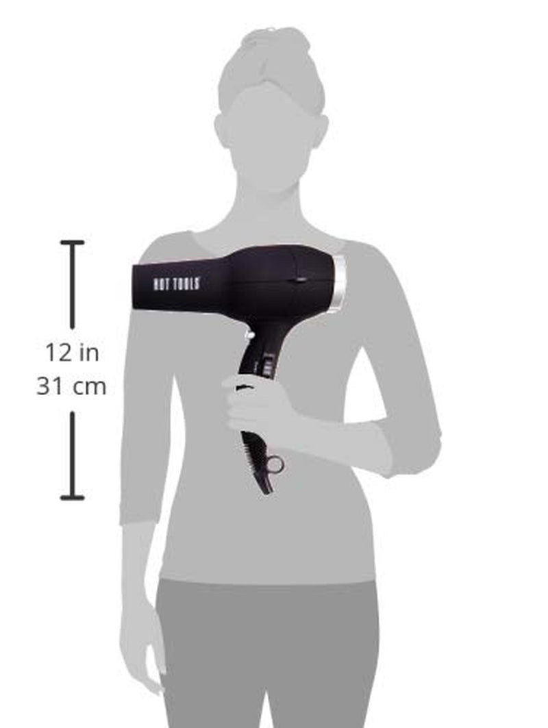 Pro Artist 1875W Turbo Ionic Dryer | Smooth, Frizz Free Blowouts (Black)
