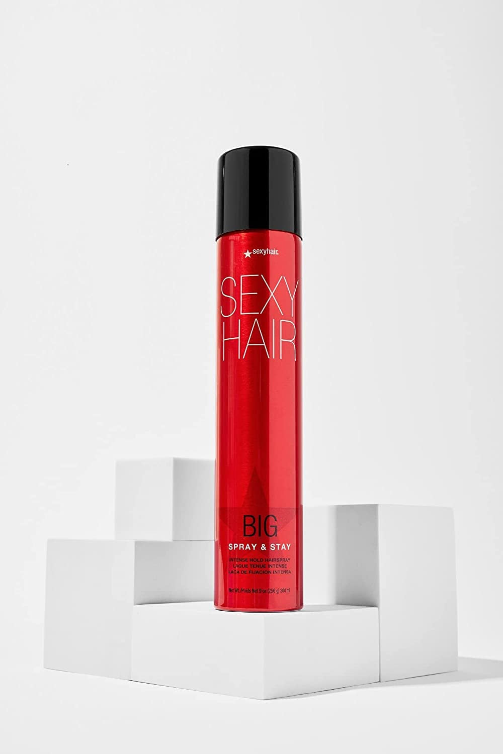 Big Spray & Stay Intense Hold Hairspray | Extreme Hold and Shine | up to 72 Hour Humidity Resistance | All Hair Types