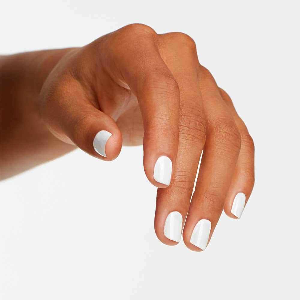 OPI Infinite Shine 2 Long-Wear Lacquer, Alpine Snow, White Long-Lasting Nail Polish, 0.5 Fl Oz