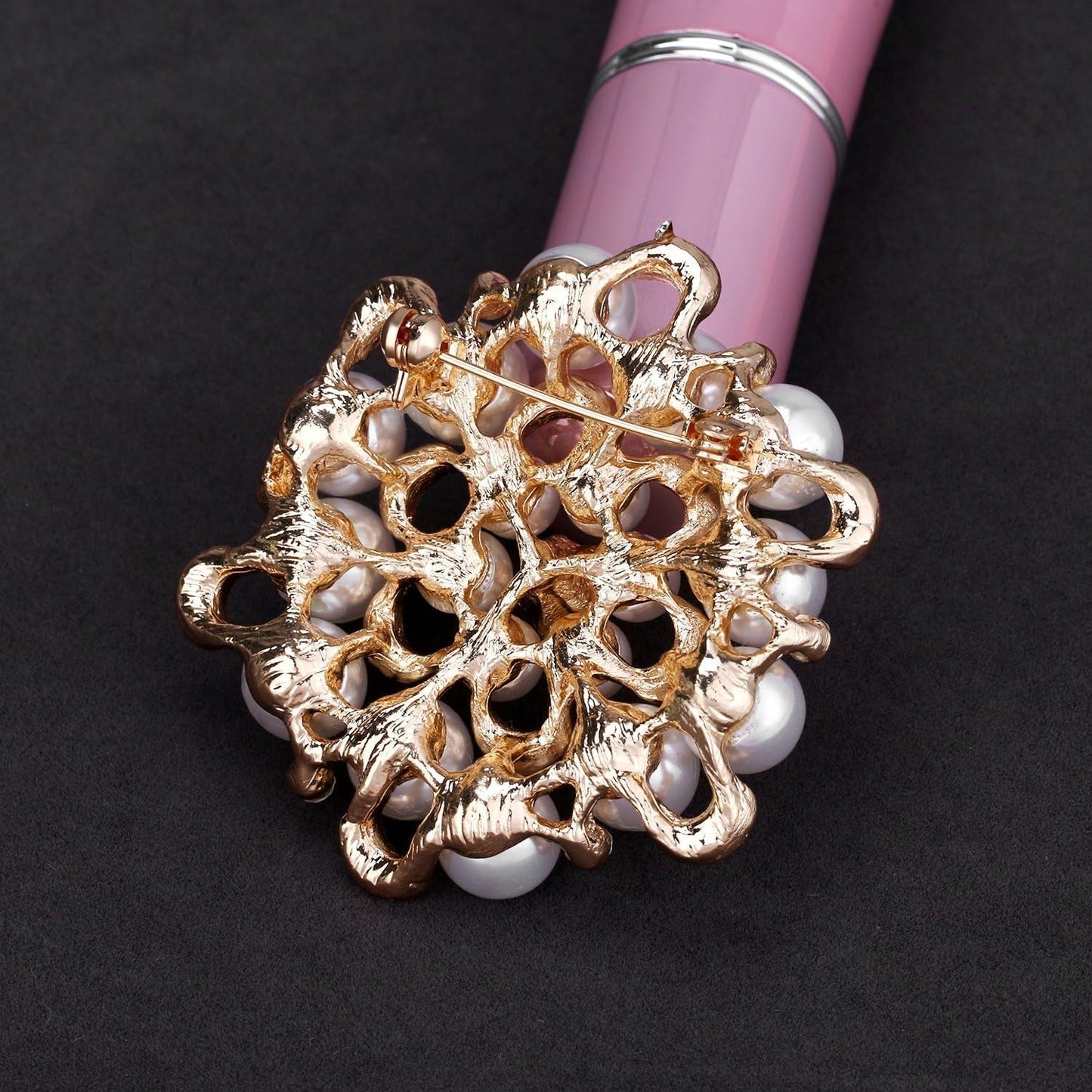Silver/Gold/Rose Gold Plated Assorted Crystal Rhinestones Brooch Pins Set for DIY Wedding Bouquets Kit