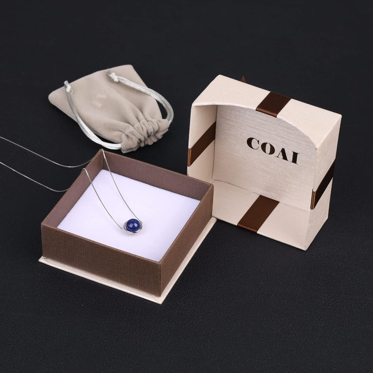 925 Sterling Silver Chain Simple Healing Crystal Necklace