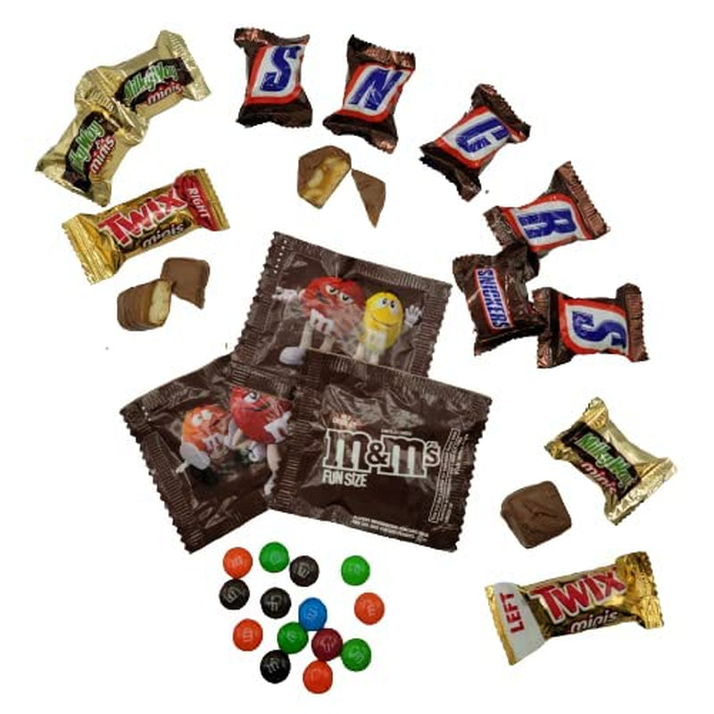 SNICKERS, M&MS, TWIX, 3 MUSKETEERS & MILKY WAY, Mars Chocolate Variety Mix - 2 Pounds (Pack of 1)