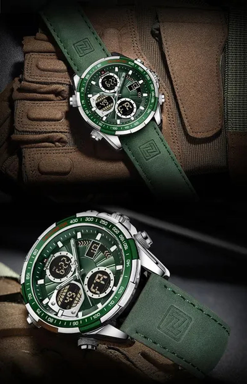 Fashion Military Watches for Men Luxury Original Sports Chronograph Watch Waterproof Quartz Clock Digital WristWatch
